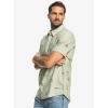 imageQuiksilver Mini Mark SS Woven Top GFL6 XL  Mens Fashion Casual Short Sleeve Woven Shirt Cotton  Regular Fit  Lifestyle Beach Apparel