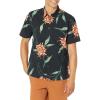 imageQuiksilver Mens Perfect Bloom Button Up Woven TopBlack Perfect Bloom 233