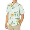 imageQuiksilver Mens Perfect Bloom Button Up Woven TopSubtle Green Perfect Bloom 233