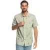 imageQuiksilver Mini Mark SS Woven Top GFL6 XL  Mens Fashion Casual Short Sleeve Woven Shirt Cotton  Regular Fit  Lifestyle Beach Apparel