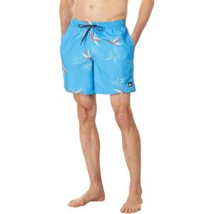 imageQuiksilver Mens Standard Everyday Mix 17 Volley Boardshort Swim TrunkAzure Blue 233