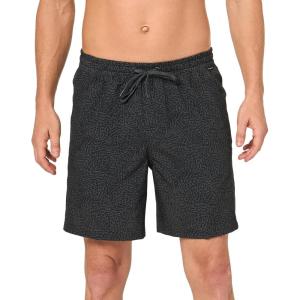 imageQuiksilver Mens Taxer Print Amphibian 18 Hybrid ShortBlack 241