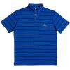imageQuiksilver Waterman Mens Free CAST Polo Knit Classic Blue Reelback Striper S