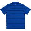 imageQuiksilver Waterman Mens Free CAST Polo Knit Classic Blue Reelback Striper S