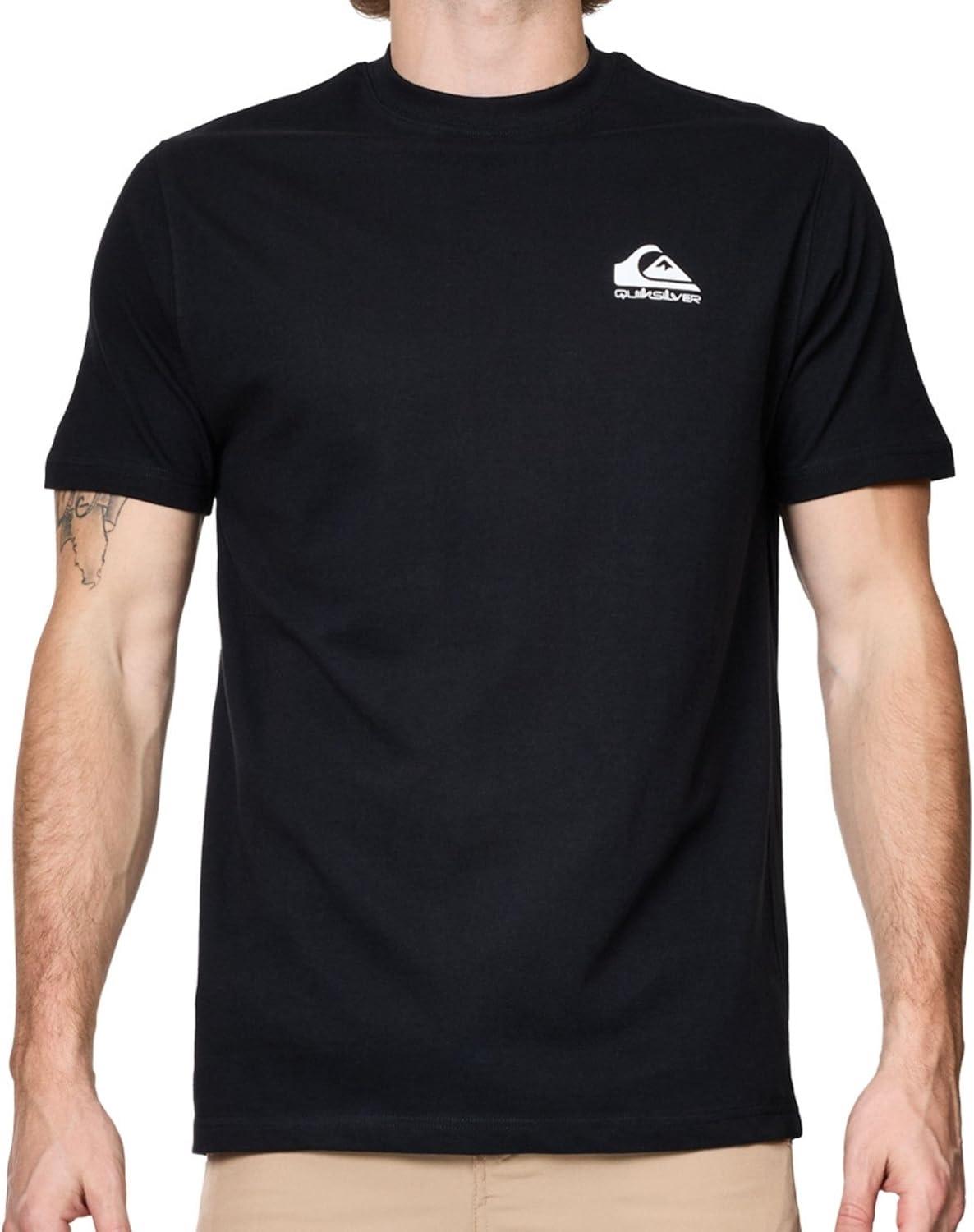 imageQuiksilver Big and Tall TShirts for Men  Mens Short Sleeve Cotton Crewneck TeeBlack