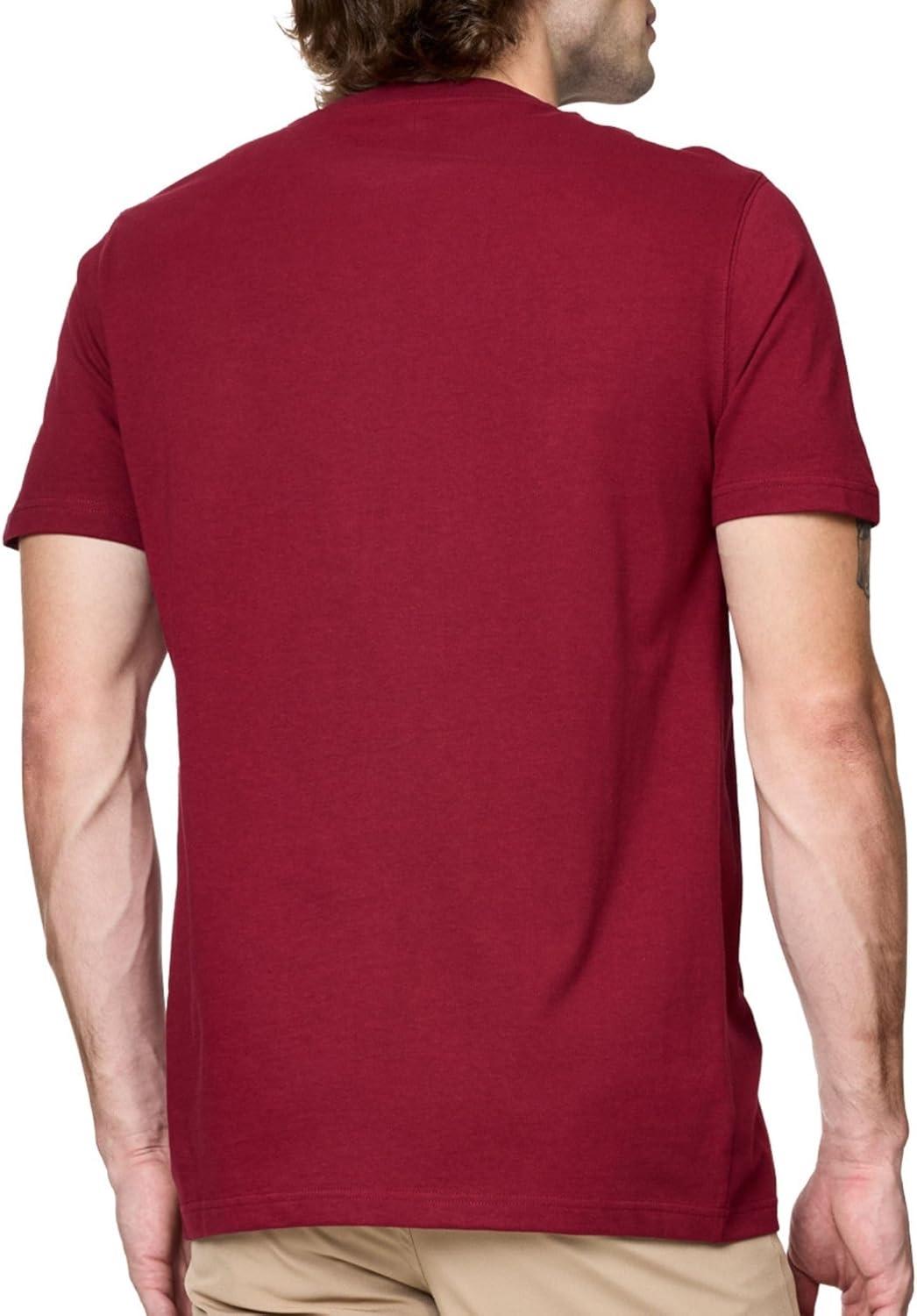 imageQuiksilver Big and Tall TShirts for Men  Mens Short Sleeve Cotton Crewneck TeeBrick Red