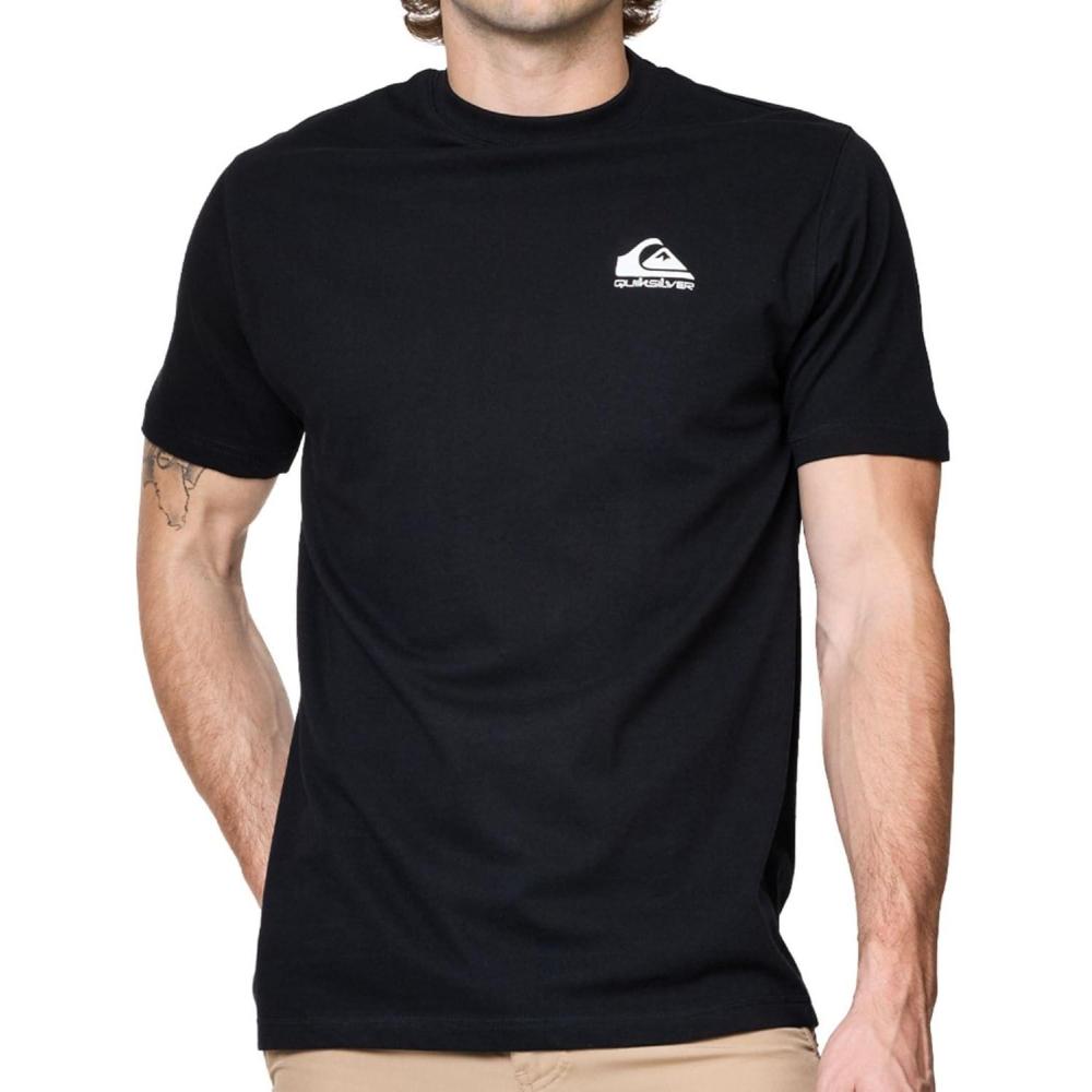 imageQuiksilver Big and Tall TShirts for Men  Mens Short Sleeve Cotton Crewneck TeeBlack