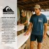 imageQuiksilver Big and Tall TShirts for Men  Mens Short Sleeve Cotton Crewneck TeeBrick Red