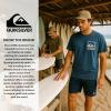 imageQuiksilver Big and Tall TShirts for Men  Mens Short Sleeve Cotton Crewneck TeeGranite Gray